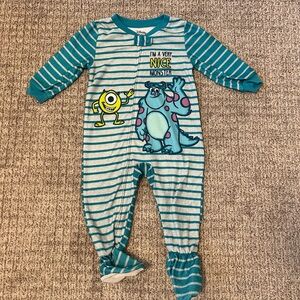 Striped Blue & Gray Monsters Inc. Sleeper